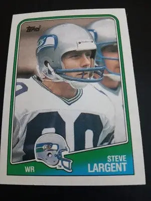 1988 Topps - Steve Largent #135. Seattle Seahawks. NRMT+ - Football Card Single