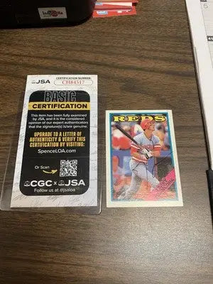 1988 Topps Terry Francona #686 Signed JSA Tito Auto Autograph Cincinnati Reds - Trading Card