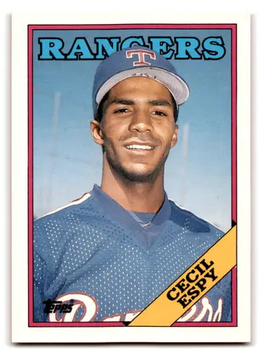 1988 Topps Traded #36T Cecil Espy NM-MT RC Rookie Rangers ID:70862 - Baseball Card Single