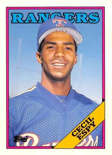 1988 Topps Traded #36T Cecil Espy NM Near Mint RC Rookie Rangers - Baseball Card Single