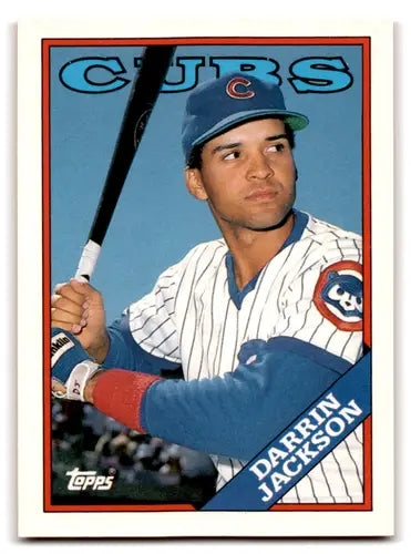 1988 Topps Traded #56T Darrin Jackson rookie card with original gloss from Cubs ID 72176