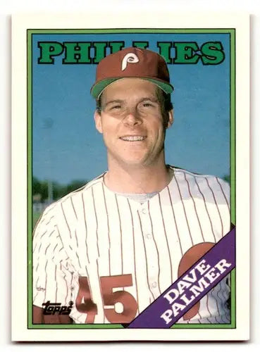 1988 Topps Traded #79T David Palmer Philadelphia Phillies Baseball C ID:53907 - Baseball Card Single