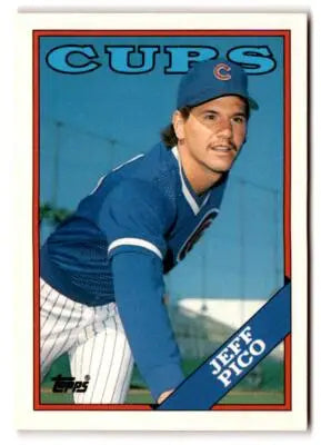 1989 Topps Jeff Pico baseball card from 1988 Topps Traded #87T Jeff Pico