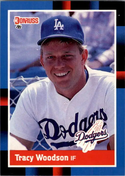 1988 Tracy Woodson Donruss Baseball Card #499 - Baseball Card Single