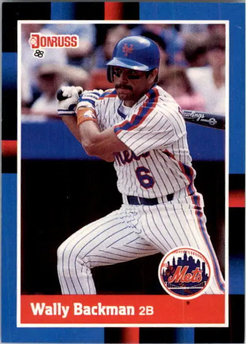 1988 Wally Backman Donruss Baseball Card #241 - Baseball Card Single