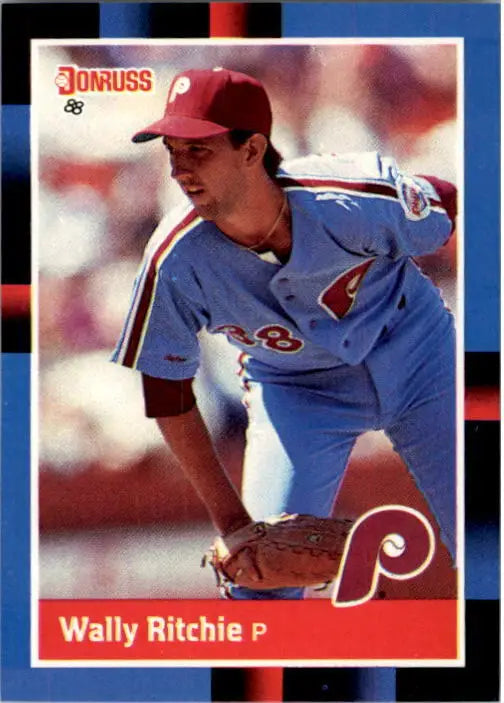 1988 Wally Ritchie Donruss Baseball Card #555 - Baseball Card Single