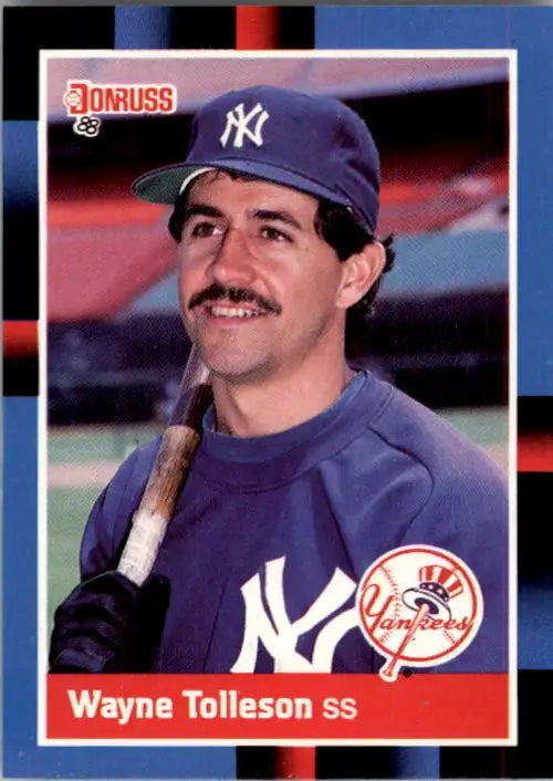 1988 Wayne Tolleson Donruss Baseball Card #154 - Baseball Card Single