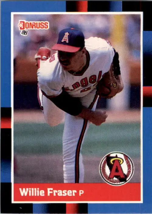 1988 Willie Fraser Donruss Baseball Card #135 - Baseball Card Single