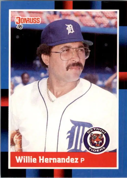 1988 Willie Hernandez Donruss Baseball Card #398 - Baseball Card Single