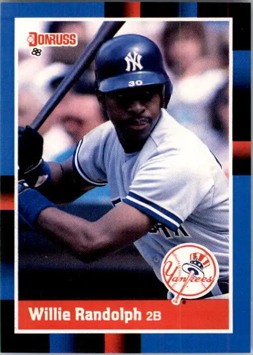 1988 Willie Randolph Donruss Baseball Card #228 - Baseball Card Single