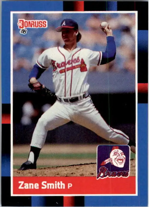 1988 Zane Smith Donruss Baseball Card #167 - Baseball Card Single