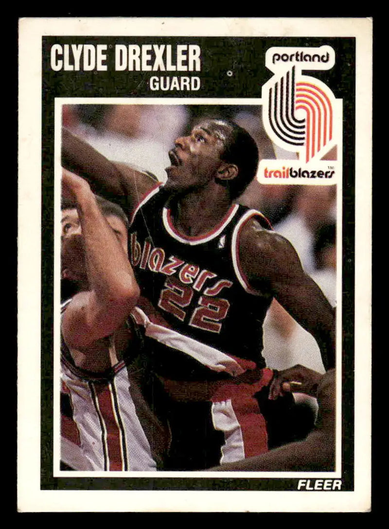 1989-90 Fleer #128 Clyde Drexler - Basketball Card Single