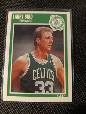 1989-90 Fleer - Larry Bird #8. Boston Celtics. NBA. NRMT+