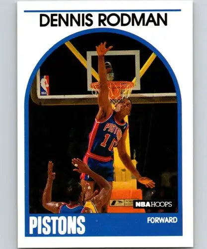1989-90 Hoops #211 Dennis Rodman NM Near Mint Pistons ID:82951 - Basketball Card Single