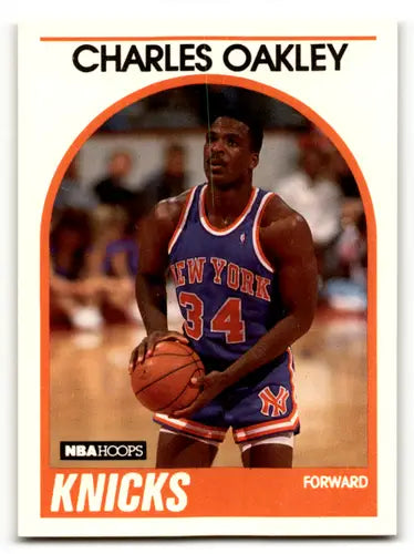 1989-90 Hoops #213 Charles Oakley NM Near Mint Knicks ID:59410 - Basketball Card Single