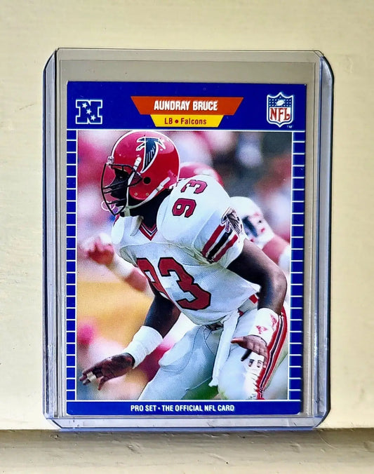 1989 Aundray Bruce The Official NFL Football Card #2 Atlanta Falcons