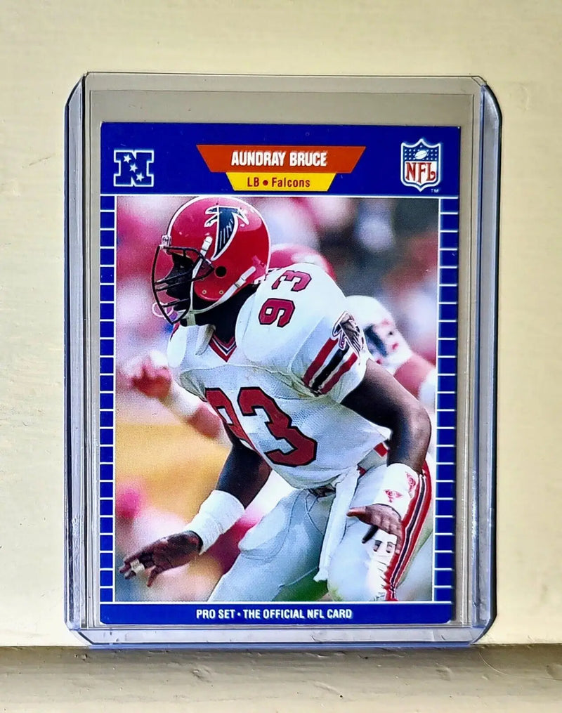 1989 Aundray Bruce The Official NFL Football Card #2 Atlanta Falcons