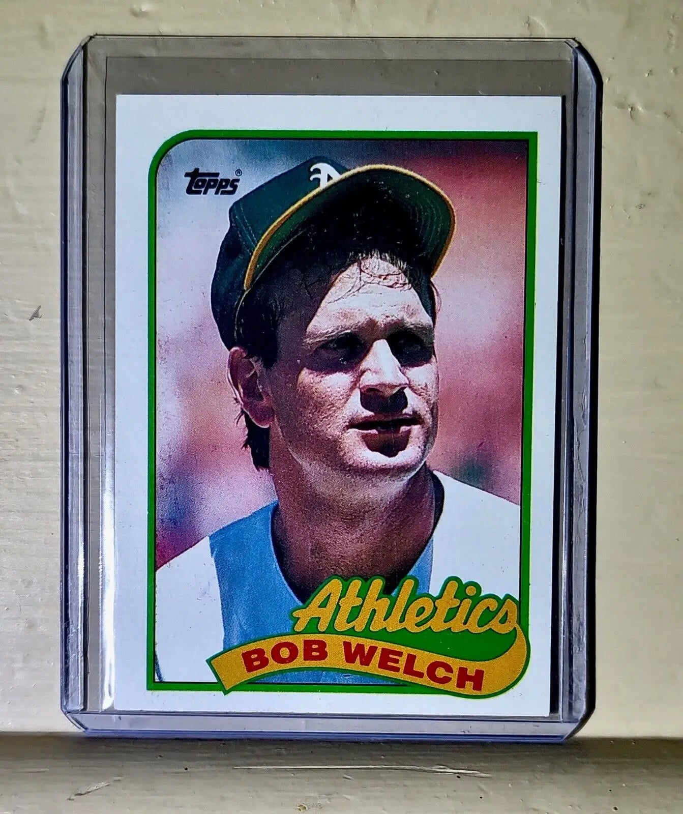 1989 Bob Welch Topps Baseball Card #605 - Baseball Card Single