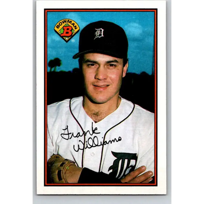 1989 Bowman #100 Frank Williams NM-MT Detroit Tigers Baseball Card