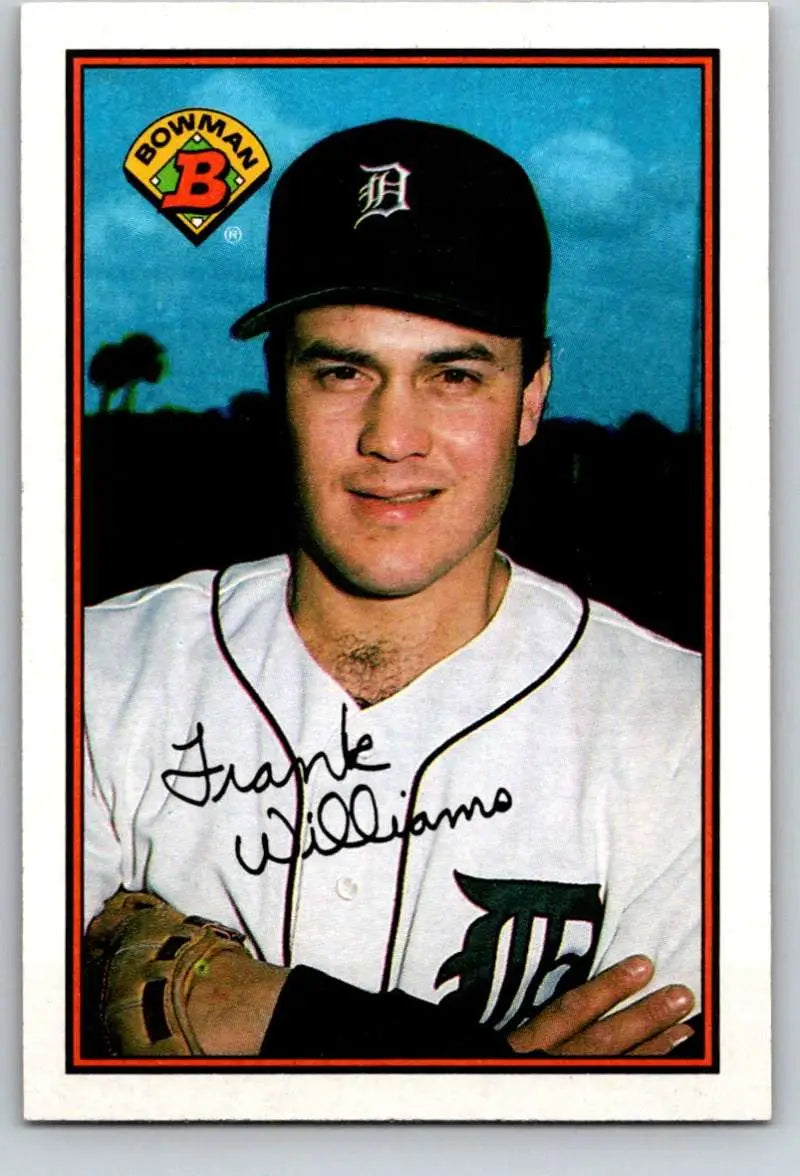 1989 Bowman #100 Frank Williams NM-MT Detroit Tigers Baseball Card - Baseball Card Single