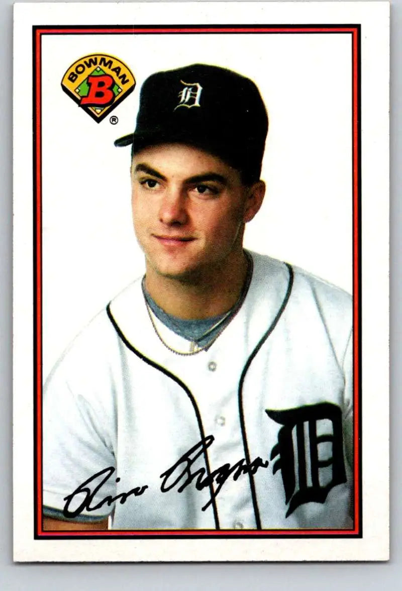 1989 Bowman #102 Rico Brogna NM-MT RC Rookie Detroit Tigers Baseball Card - Baseball Card Single