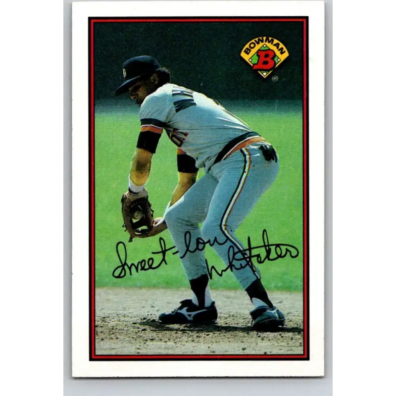 1989 Bowman #103 Lou Whitaker NM-MT Detroit Tigers Baseball Card - Baseball Card Single