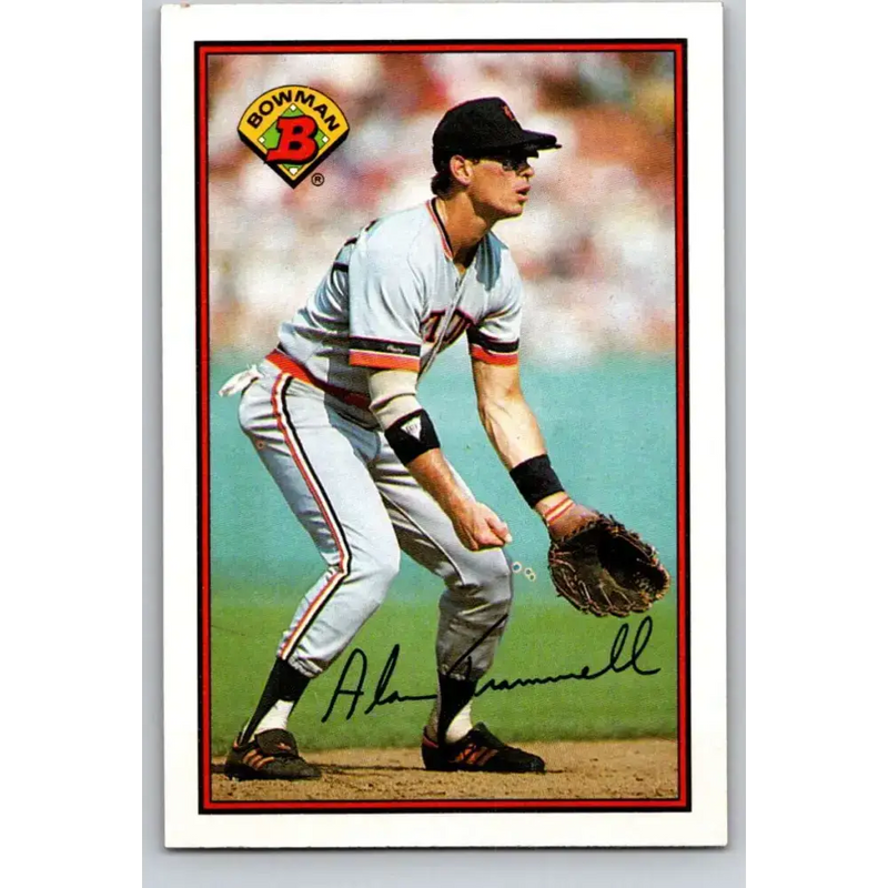 1989 Bowman #105 Alan Trammell NM-MT Detroit Tigers Baseball Card - Baseball Card Single
