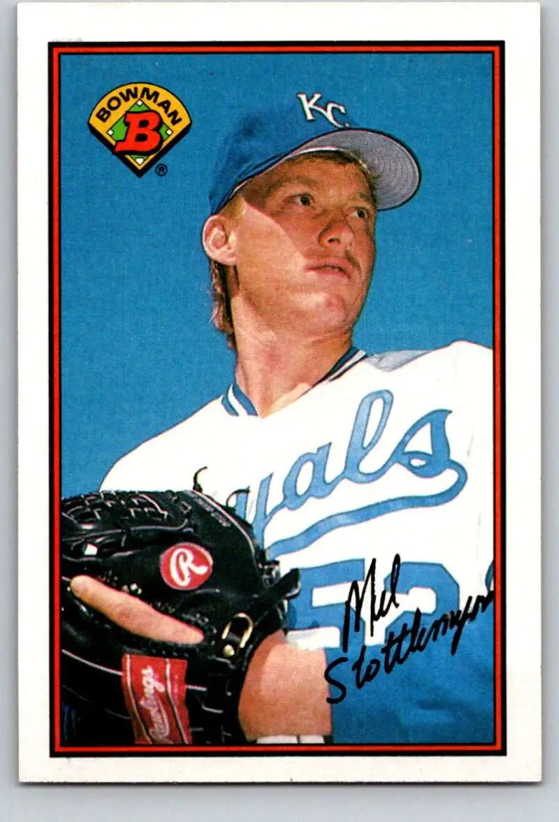 1989 Bowman #110 Mel Stottlemyre Jr. NM-MT Kansas City Royals Baseball Card - Baseball Card Single