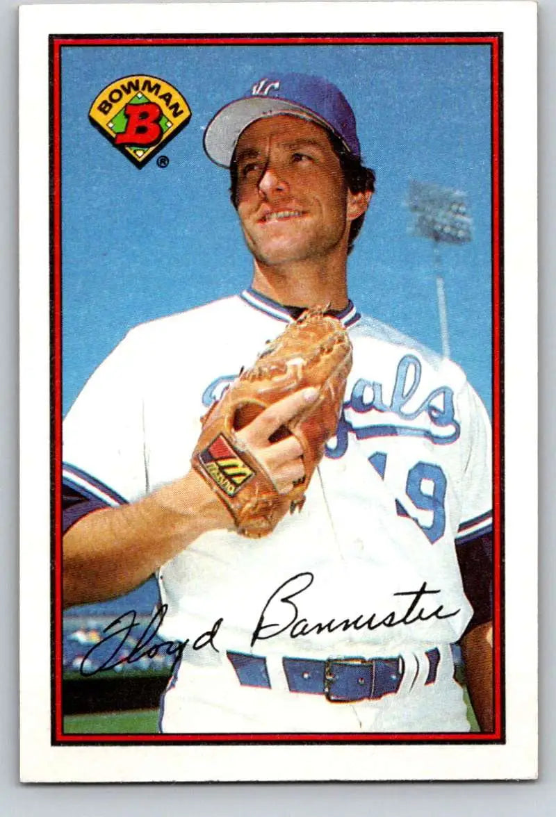 1989 Bowman #112 Floyd Bannister NM-MT Kansas City Royals Baseball Card - Baseball Card Single