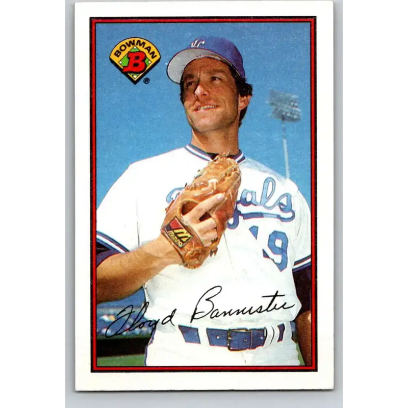 1989 Bowman #112 Floyd Bannister NM-MT Kansas City Royals Baseball Card - Baseball Card Single