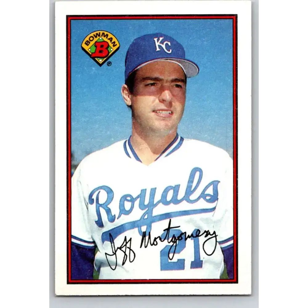 1989 Bowman #113 Jeff Montgomery NM-MT Kansas City Royals Baseball Card