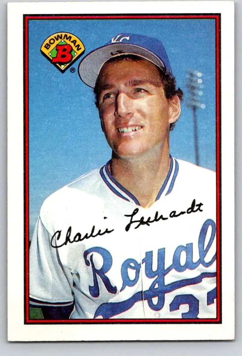 1989 Bowman #116 Charlie Leibrandt NM-MT Kansas City Royals Baseball Card - Baseball Card Single
