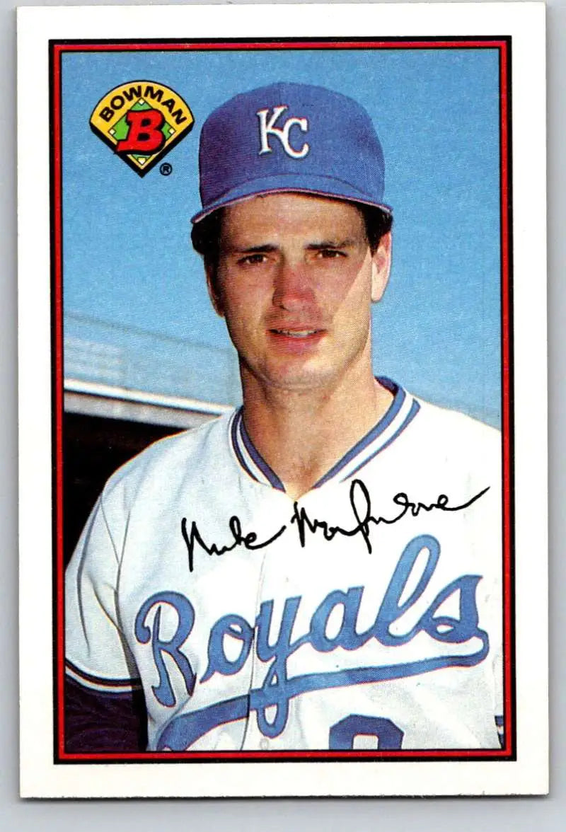 1989 Bowman #118 Mike Macfarlane NM-MT RC Rookie Kansas City Royals Baseball Card - Baseball Card Single