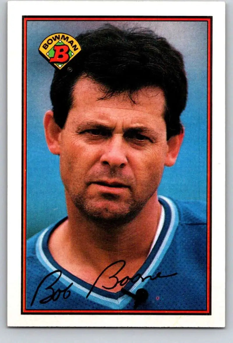 1989 Bowman #119 Bob Boone NM-MT Kansas City Royals Baseball Card - Baseball Card Single