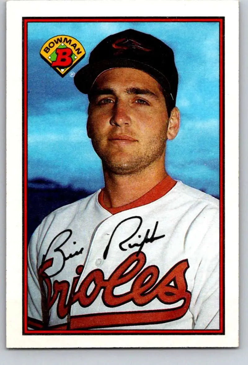1989 Bowman #12 Billy Ripken NM-MT Baltimore Orioles Baseball Card - Baseball Card Single