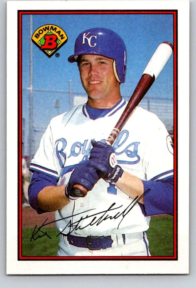 1989 Bowman #120 Kurt Stillwell NM-MT Kansas City Royals Baseball Card - Baseball Card Single