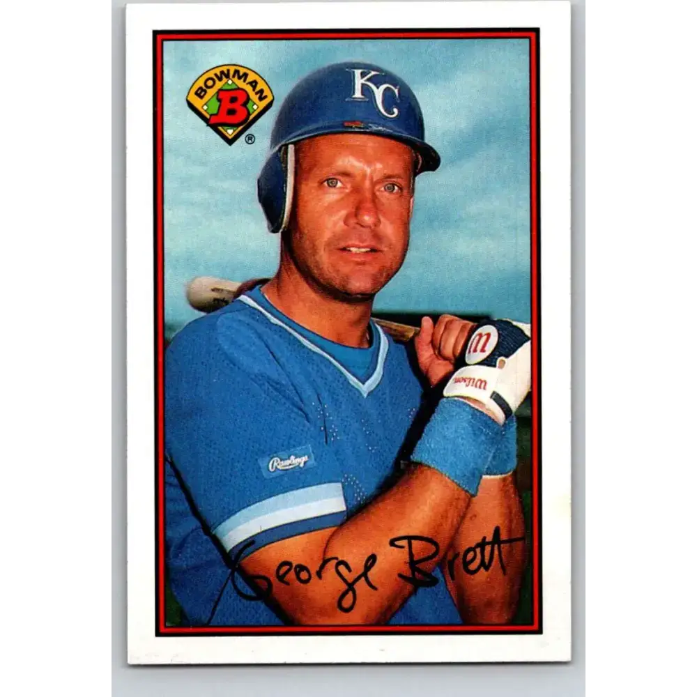 1989 Bowman #121 George Brett NM-MT Kansas City Royals Baseball Card