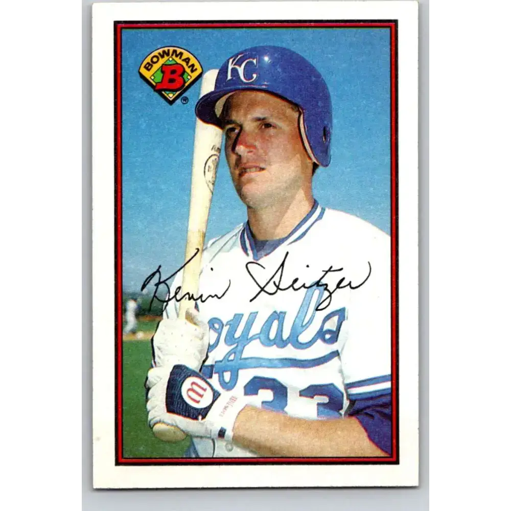 1989 Bowman #123 Kevin Seitzer NM-MT Kansas City Royals Baseball Card