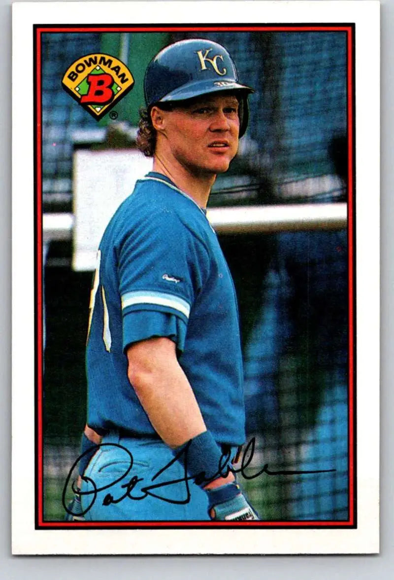 1989 Bowman #125 Pat Tabler NM-MT Kansas City Royals Baseball Card - Baseball Card Single