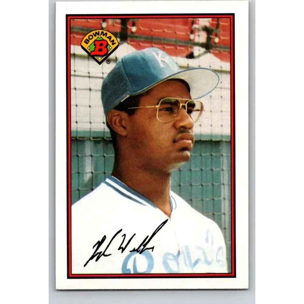 1989 Bowman #127 Hugh Walker NM-MT RC Rookie Kansas City Royals Baseball Card