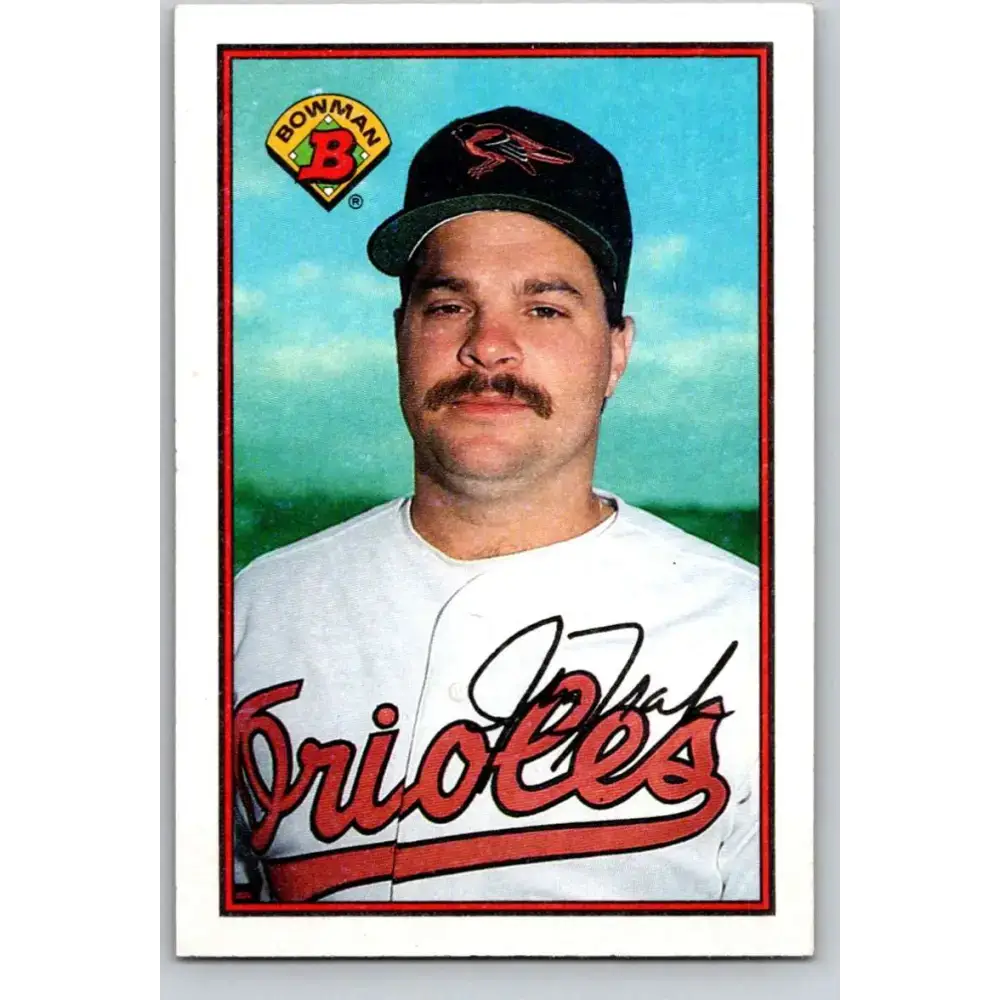 1989 Bowman #13 Jim Traber NM-MT Baltimore Orioles Baseball Card - Baseball Card Single