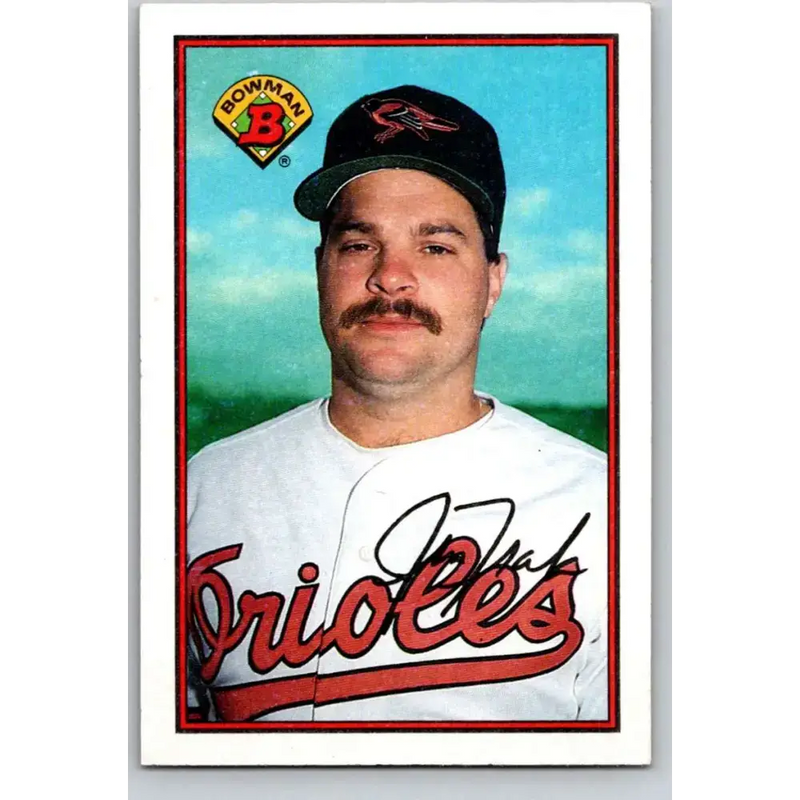 1989 Bowman #13 Jim Traber NM-MT Baltimore Orioles Baseball Card - Baseball Card Single