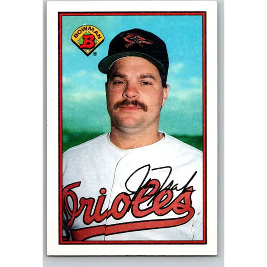 1989 Bowman #13 Jim Traber NM-MT Baltimore Orioles Baseball Card
