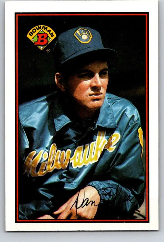 1989 Bowman #133 Dan Plesac NM-MT Milwaukee Brewers Baseball Card - Baseball Card Single