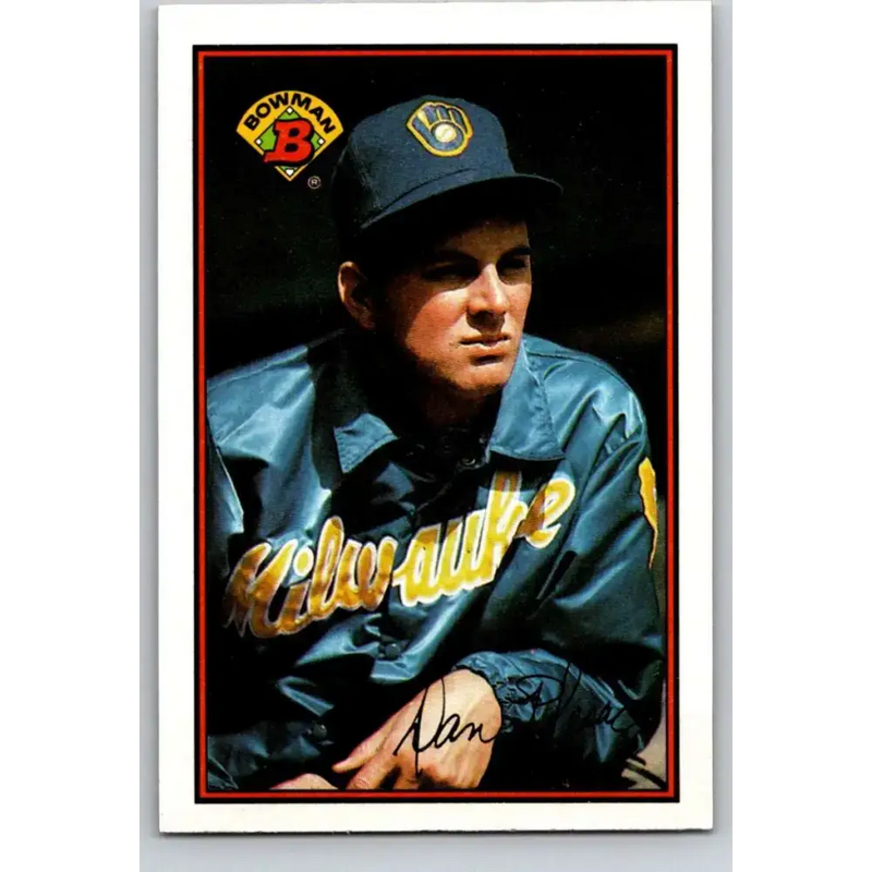 1989 Bowman #133 Dan Plesac NM-MT Milwaukee Brewers Baseball Card - Baseball Card Single