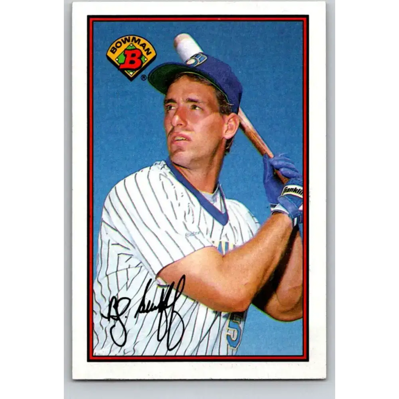1989 Bowman #137 B.J. Surhoff NM-MT Milwaukee Brewers Baseball Card - Baseball Card Single