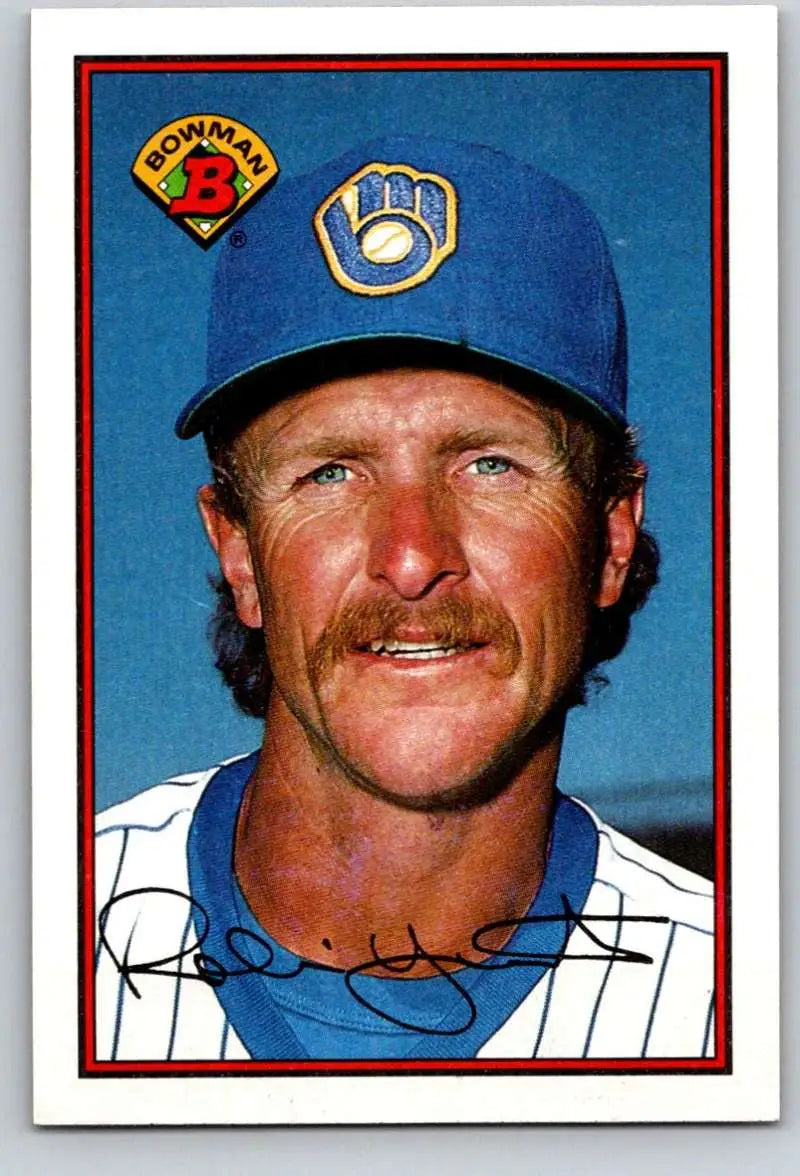 1989 Bowman #144 Robin Yount NM-MT Milwaukee Brewers Baseball Card - Baseball Card Single