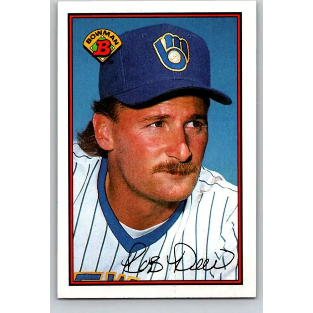 1989 Bowman #146 Rob Deer NM-MT Milwaukee Brewers Baseball Card