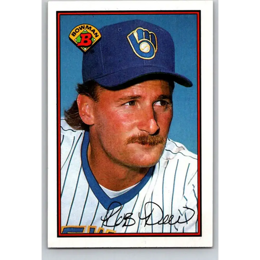 1989 Bowman #146 Rob Deer NM-MT Milwaukee Brewers Baseball Card