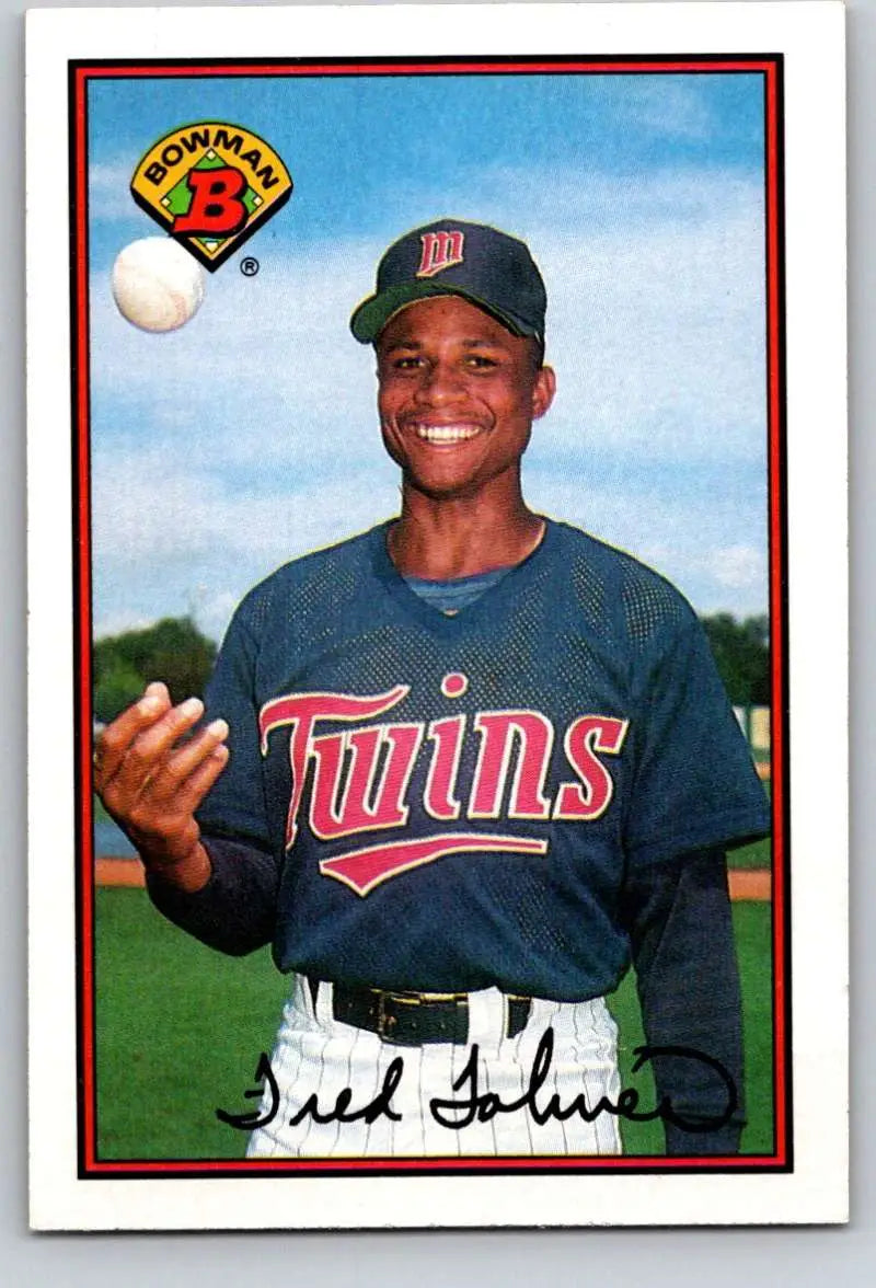 1989 Bowman #147 Fred Toliver NM-MT Minnesota Twins Baseball Card - Baseball Card Single